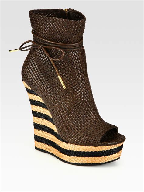 burberry wedge|burberry boots high heels.